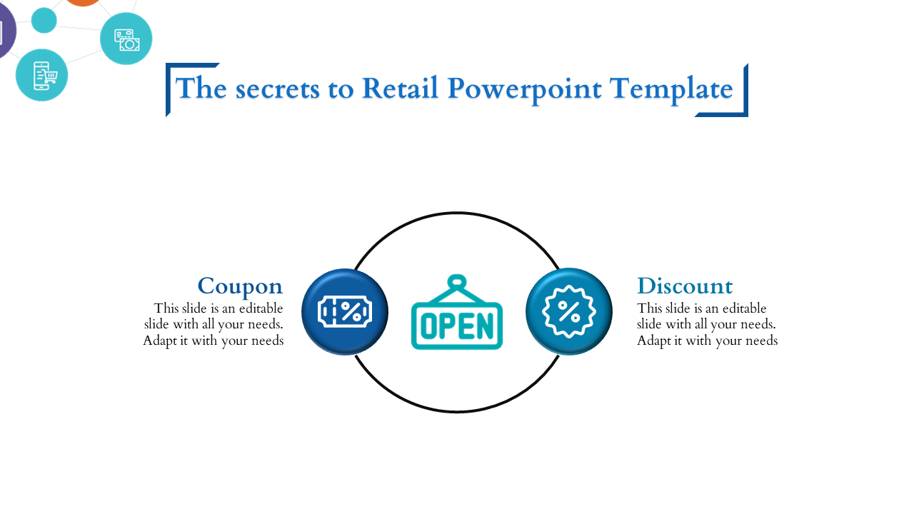 Radiant classy Retail PowerPoint Template Presentation